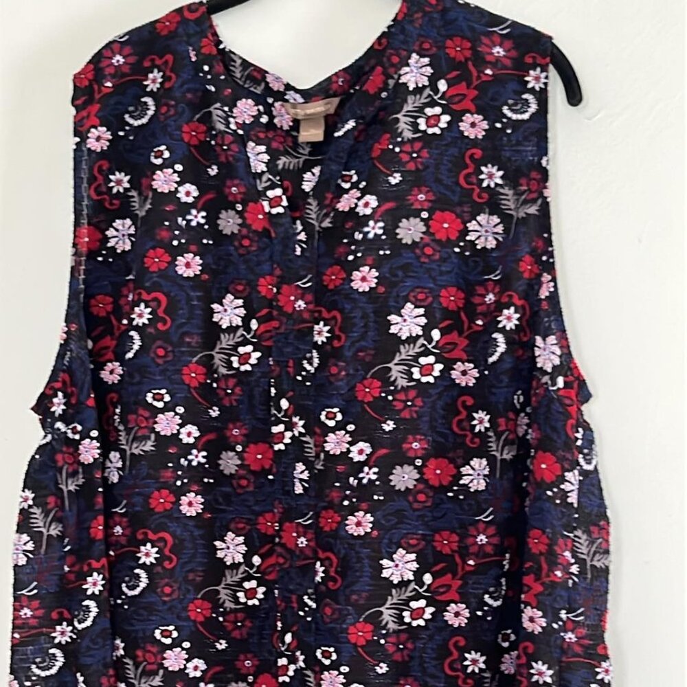 Bit & Bridle Sleeveless Pullover Tunic‎ 2XL Rodeo Cowgirl Boho Festival Cottage